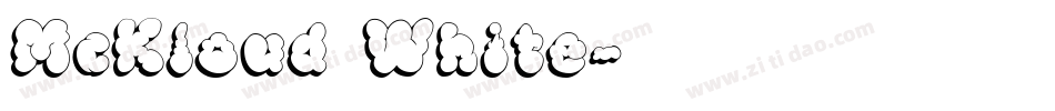 McKloud White字体转换